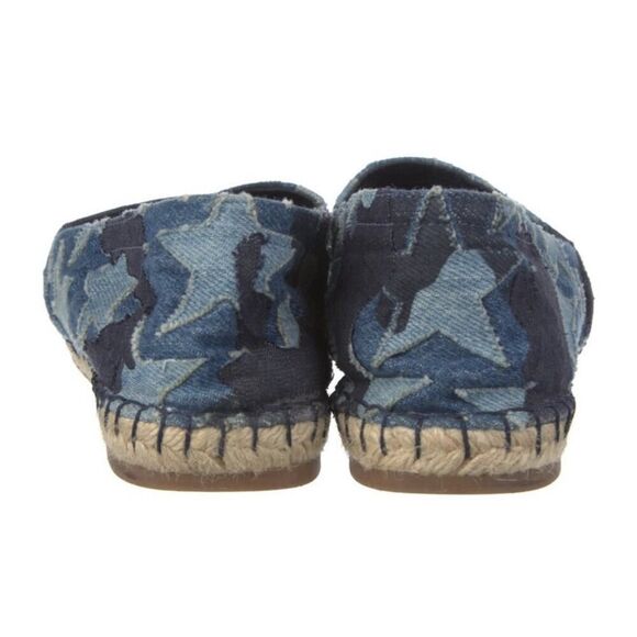 Valentino Garavani Women's Blue Star Pattern Slip-On Shoes Size 8 - Picture 4 of 7